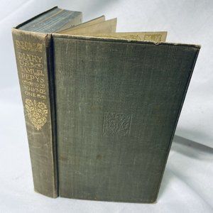 Diary of Samuel Pepys, Volume One 1 Hardcover Vintage Book